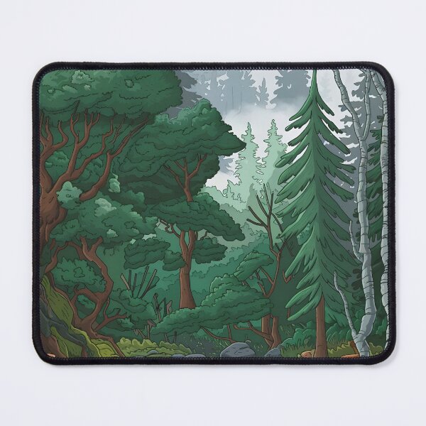 Item preview, green garden trees 5 designed and sold by AA-designstore.