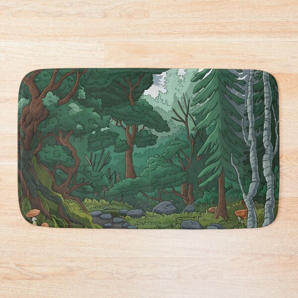 Item preview, green garden trees 5 designed and sold by AA-designstore.