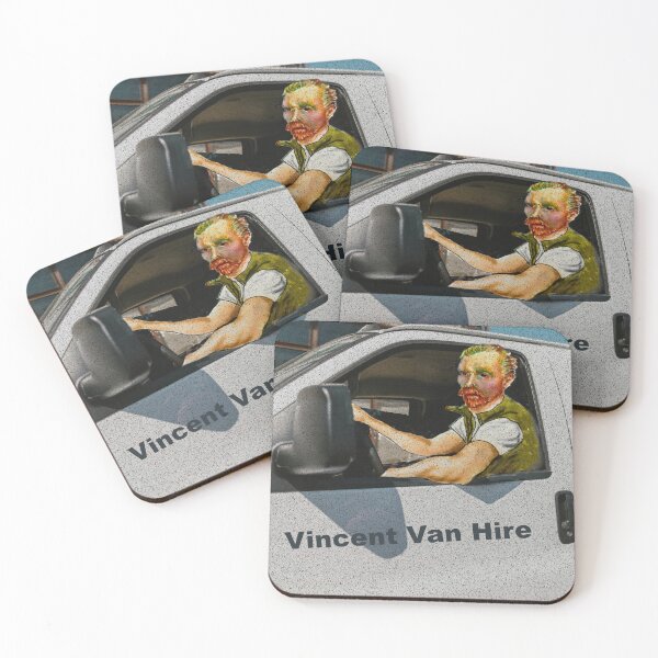 Item preview, Vincent Van Hire (Van Gogh as a van driver) designed and sold by smadge.