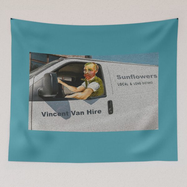 Item preview, Vincent Van Hire (Van Gogh as a van driver) designed and sold by smadge.