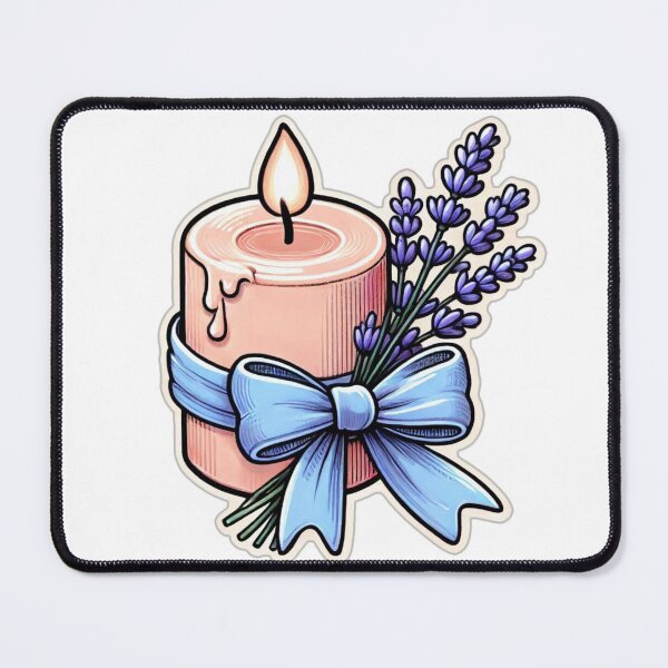 Item preview, Candle and lavender designed and sold by VladisWorld.