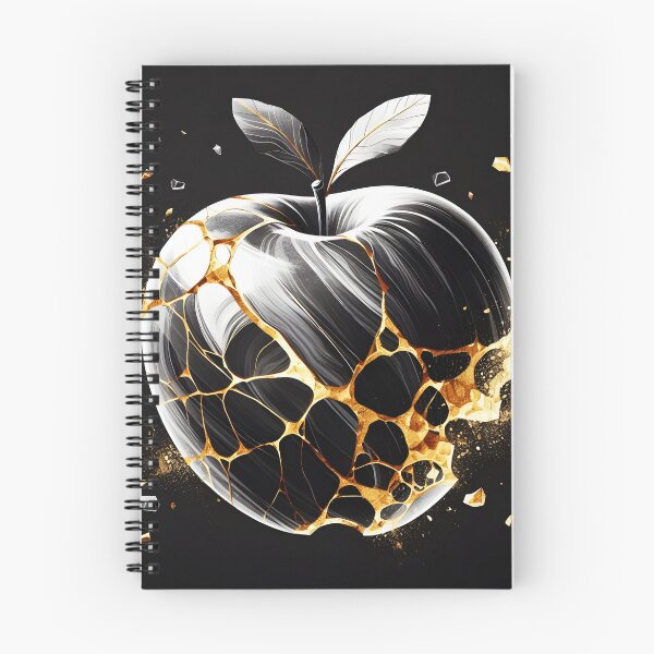 Item preview, Kintsugi Apple, Ai Generated Art  designed and sold by ACC .