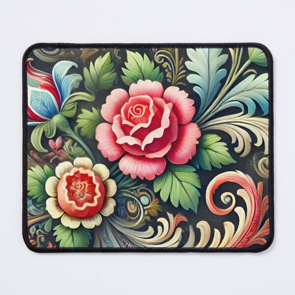 Item preview, Norwegian Telemark Rosemaling,traditional folk art elements. designed and sold by Madebysomeny.