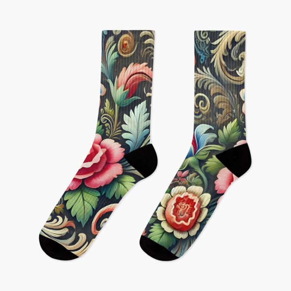 Item preview, Norwegian Telemark Rosemaling,traditional folk art elements. designed and sold by Madebysomeny.