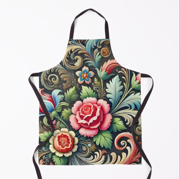Item preview, Norwegian Telemark Rosemaling,traditional folk art elements. designed and sold by Madebysomeny.