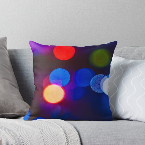 Item preview, Blue midnight Bokeh circles designed and sold by Anna Alferova.