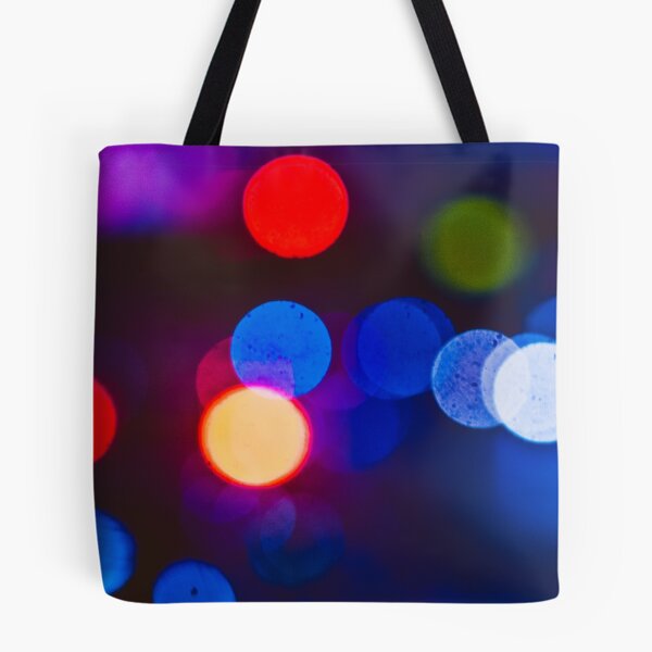 Item preview, Blue midnight Bokeh circles designed and sold by Anna Alferova.