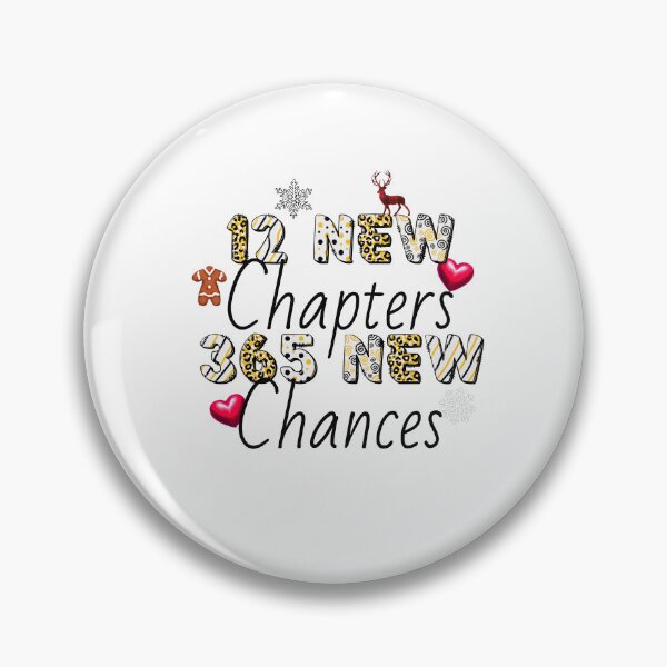 Item preview, 12 New Chapters 365 New Chances Funny Happy New Year designed and sold by ZestGear.
