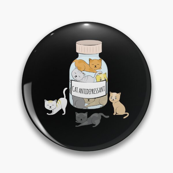 Item preview, Cat Antidepressant for People with Stress. Kitten Anti Stress designed and sold by AdiApparel.