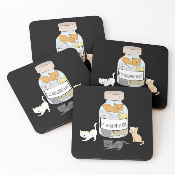 Item preview, Cat Antidepressant for People with Stress. Kitten Anti Stress designed and sold by AdiApparel.