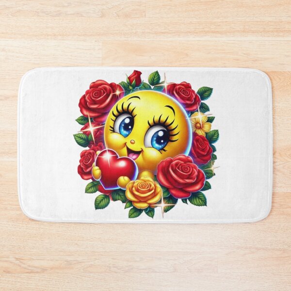 Item preview, "Yellow smiley with big sparkling eyes and a wide smile" designed and sold by CHRIST5000.
