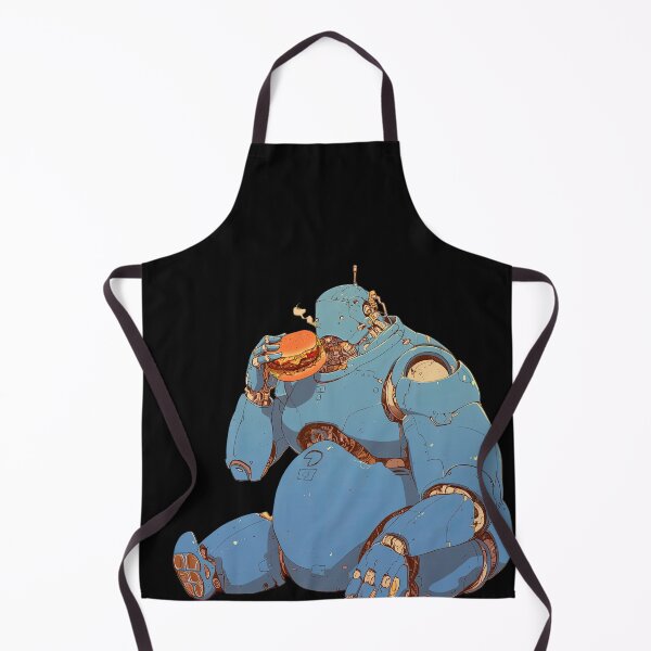 Item preview, Obese Robot and hamburger designed and sold by obstinator.
