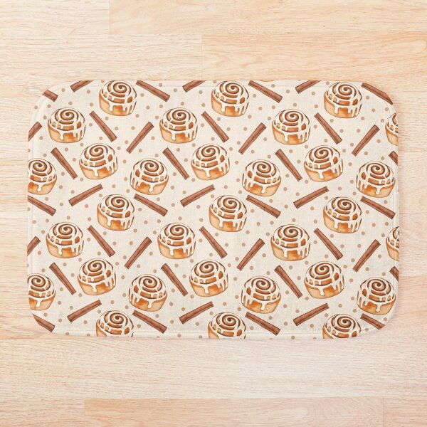 Item preview, Cinnamon Roll Seamless Pattern - Baking Lover Design designed and sold by AnnikaisDrawing.