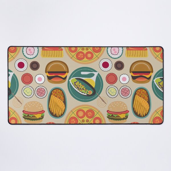 Item preview, Fast food pattern designed and sold by Haji Kamora.