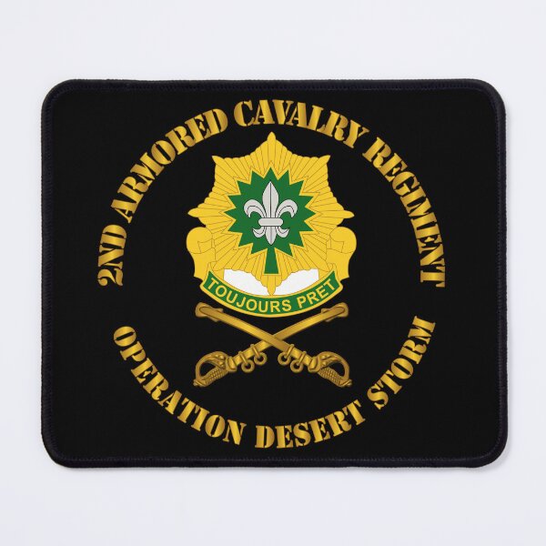 Item preview, Army - 2nd Armored Cavalry Regiment DUI - Operation Desert Storm designed and sold by Military Insignia Products.