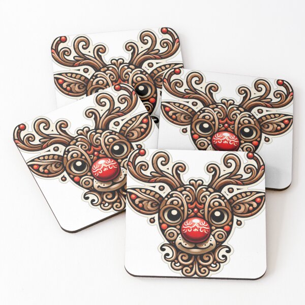 Item preview, Reindeer with red nose designed and sold by VladisWorld.