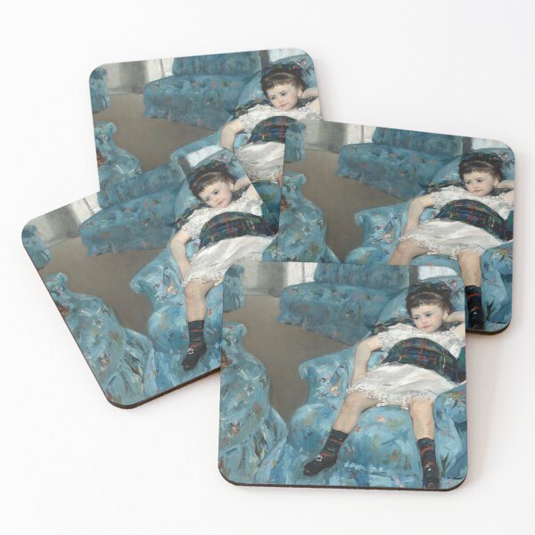 Item preview, Little Girl in a Blue Armchair designed and sold by Craphe.