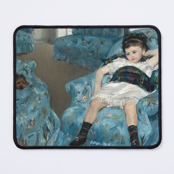 Item preview, Little Girl in a Blue Armchair designed and sold by Craphe.