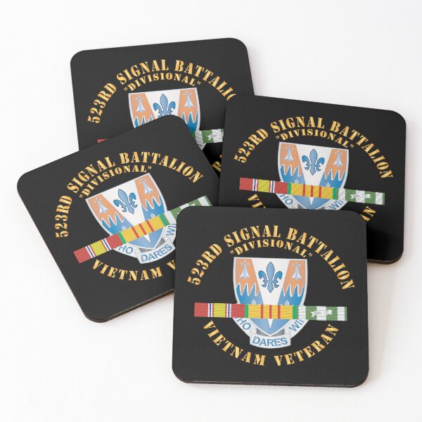 Item preview, 523rd Signal Battalion, (Divisional) w Vietnam Service Ribbons X 300 designed and sold by Military Insignia Products.