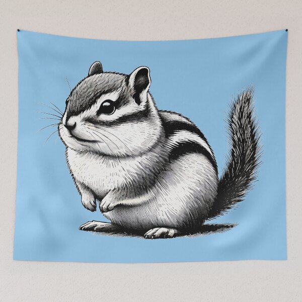 Item preview, Chippy the Chipmunk - Nature's Adorable Scout TSQ designed and sold by TSQ.
