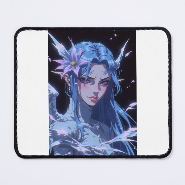 Item preview, Azure Petal Serenity Portrai designed and sold by Alahchin Art.