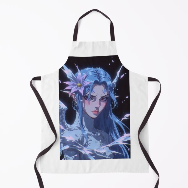 Item preview, Azure Petal Serenity Portrai designed and sold by Alahchin Art.