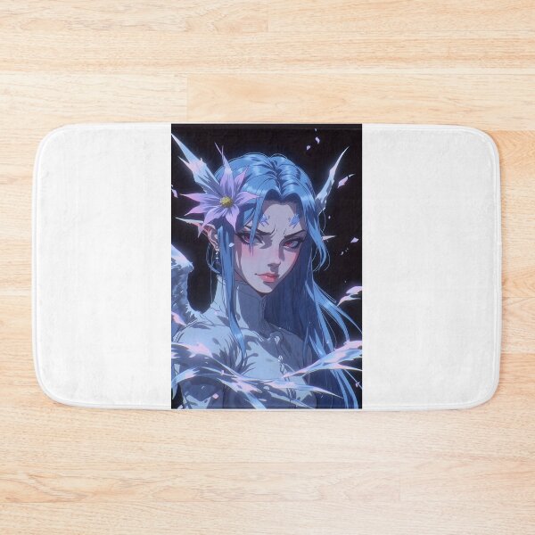 Item preview, Azure Petal Serenity Portrai designed and sold by Alahchin Art.