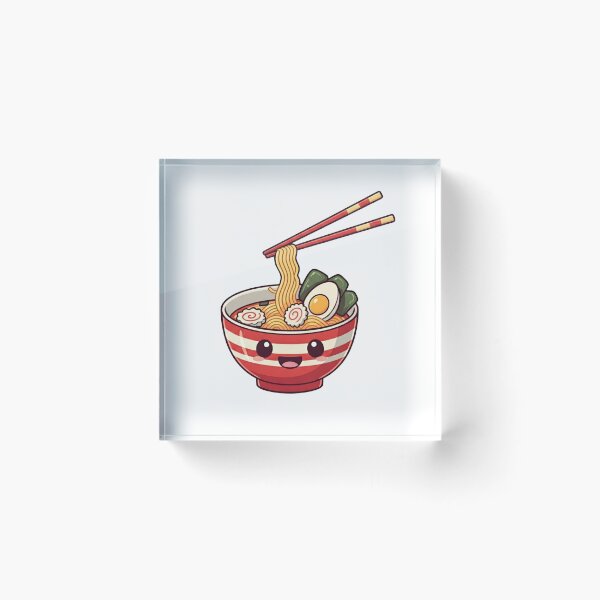 Item preview, Happy Bowl of Ramen Japanese Design  designed and sold by zombiemama.
