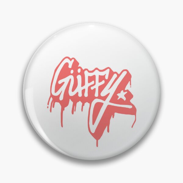 Aperçu de l'œuvre Logo de la marque de vêtements Güffy / Guffy avec un motif de graffiti rouge dégoulinant de Los Santos, San Andreas créée et vendue par Mercy Apparel.