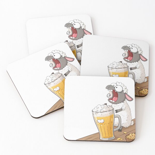 Item preview, Funny Sheep and Beer: Hilarious 'BEEEEER' Design designed and sold by HarbeShop.