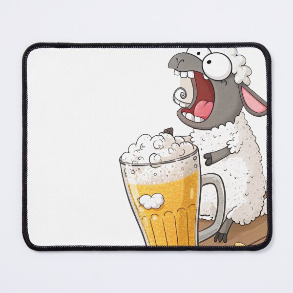 Item preview, Funny Sheep and Beer: Hilarious 'BEEEEER' Design designed and sold by HarbeShop.