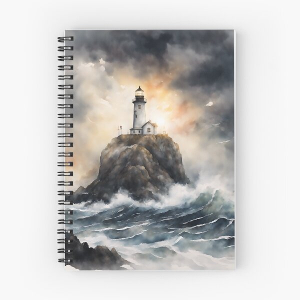 Item preview, The Lighthouse Island designed and sold by AiFantasticArt.