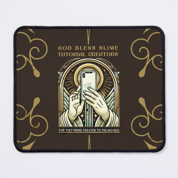 Item preview, God Bless Slime Tutorial Creators - Theater Accessibility Design designed and sold by PricklyBearArt.
