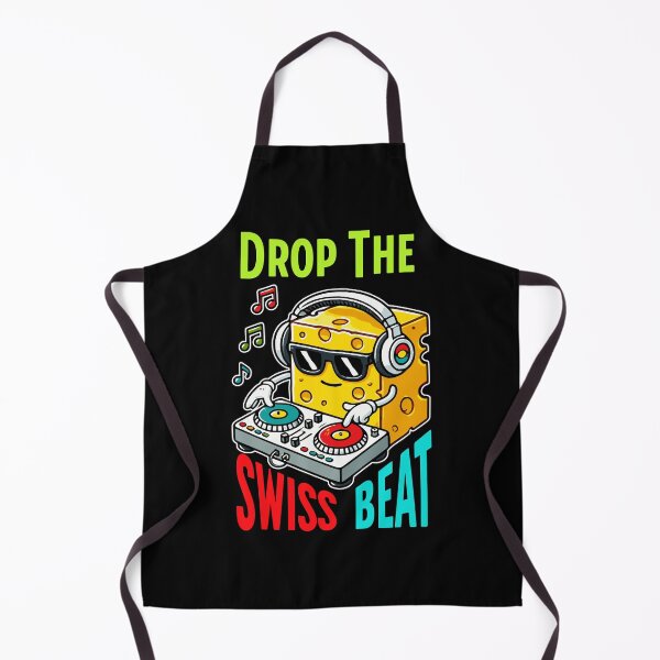 Item preview, Drop the Swiss beat cheese dj designed and sold by Visual-digital.