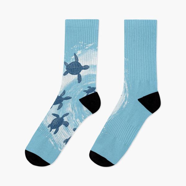 Item preview, A design of six sea turtles swimming in a harmonious radial pattern, set against a swirling ocean background. designed and sold by HEMRO.