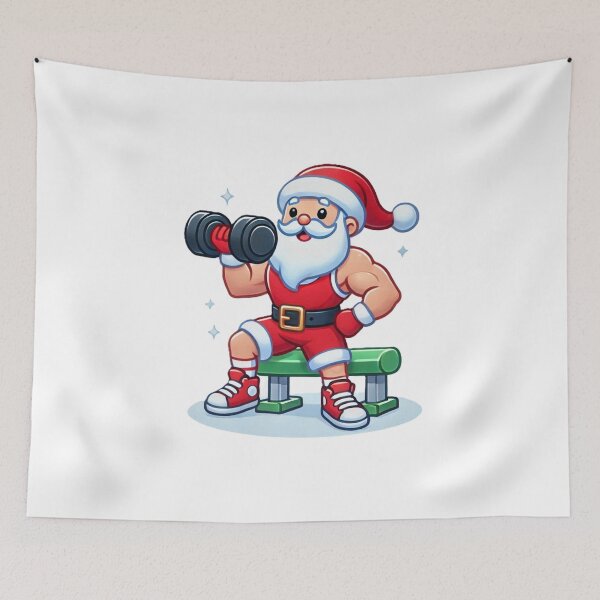 Item preview, Santa Gym designed and sold by VladisWorld.