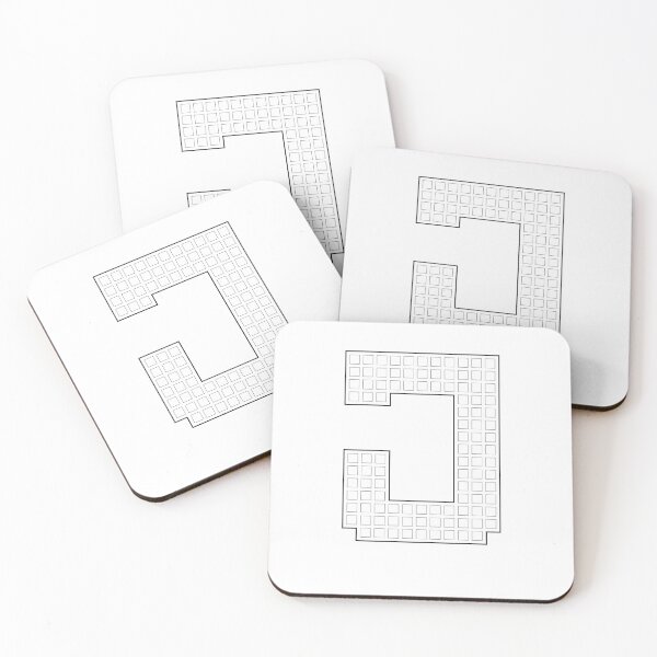 Item preview, Uppercase J -  White Pixel Block Character designed and sold by PixelGlyphs.