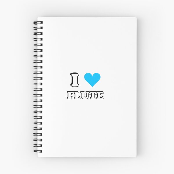 Item preview, I heart flute - I love my flute - flute player musician - flute girl designed and sold by Inspirationmotivation.