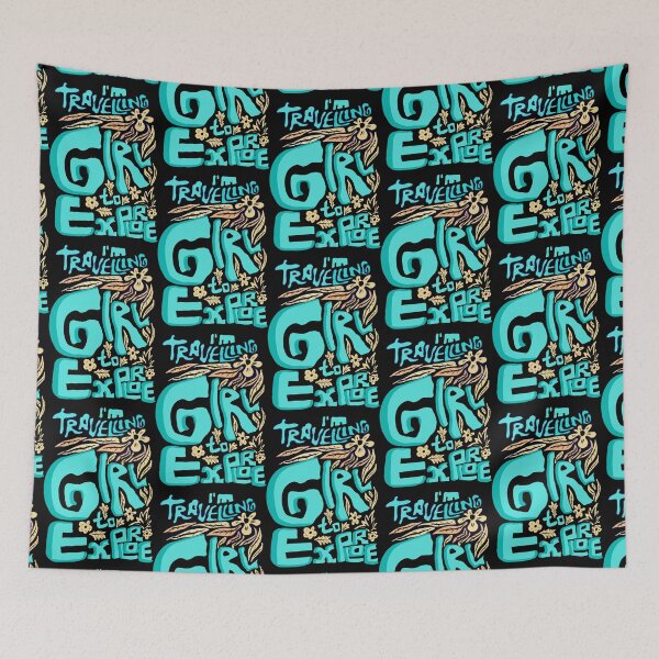 Item preview, I'm travelling girl to explore designed and sold by Lovesicker.