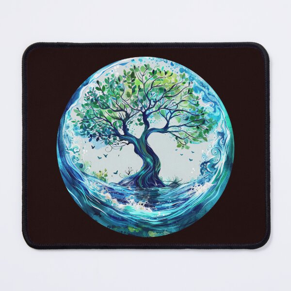 Item preview, Tree Of Life - Tree of Elements - Yin Yang Nature Art - Elements in Harmony designed and sold by EmiBarDesign.