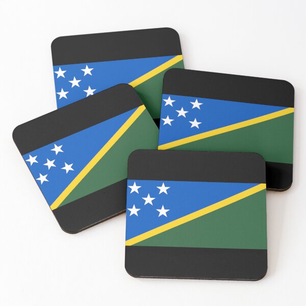 Item preview, Flag of Solomon Islands designed and sold by TinaJostDesigns.