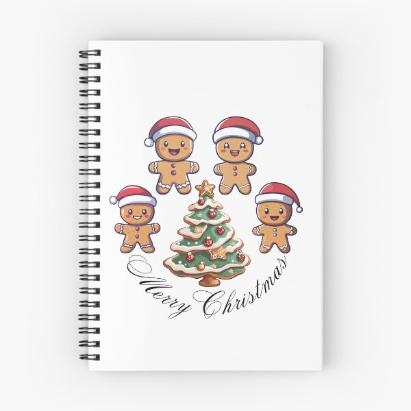 Artikelvorschau, Festlicher Weihnachtsbaum und fröhliche Weihnachtslebkuchen. Frohe Weihnachten euch allen (v.3) entworfen und verkauft von All43.