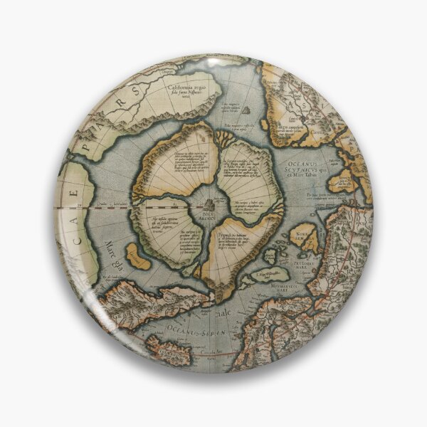 Item preview, historic north map  designed and sold by AntiqueGallery.