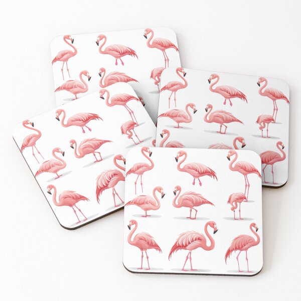 Item preview, Pink Flamingo Collection – Elegant Tropical Bird Set designed and sold by ArtfullyJua.