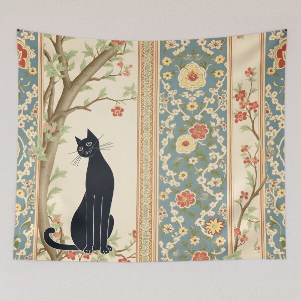 Item preview, Cat Chinoiserie designed and sold by SoniaSarkali.