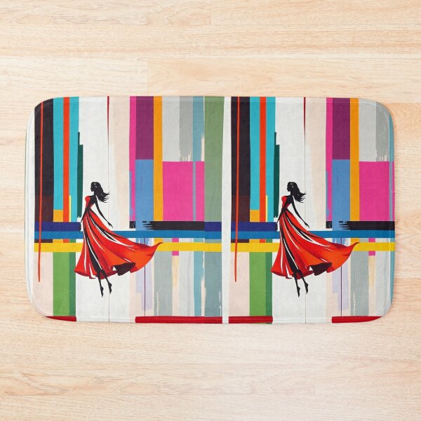 Item preview, Vivid Elegance: Abstract Silhouette with Bold Colors designed and sold by Mido-artister.