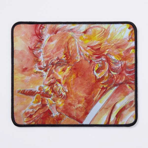 Item preview, MARK TWAIN - watercolor portrait .8 designed and sold by lautir.