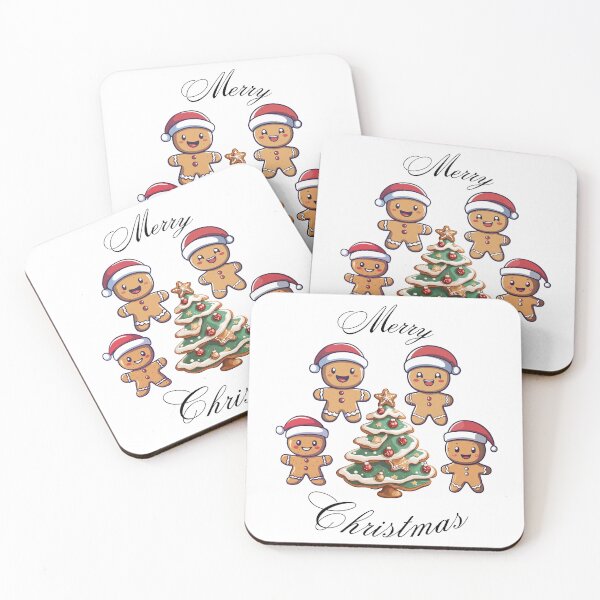 Item preview, Festive Christmas tree and cheerful Christmas gingerbreads. Merry Christmas to everyone (v.4) designed and sold by All43.