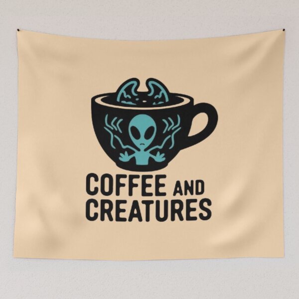 Item preview, Coffee Design with an Alien Creature designed and sold by 123ks.