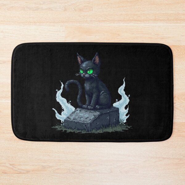 Item preview, Pixel Goth Cat designed and sold by SignumShop.